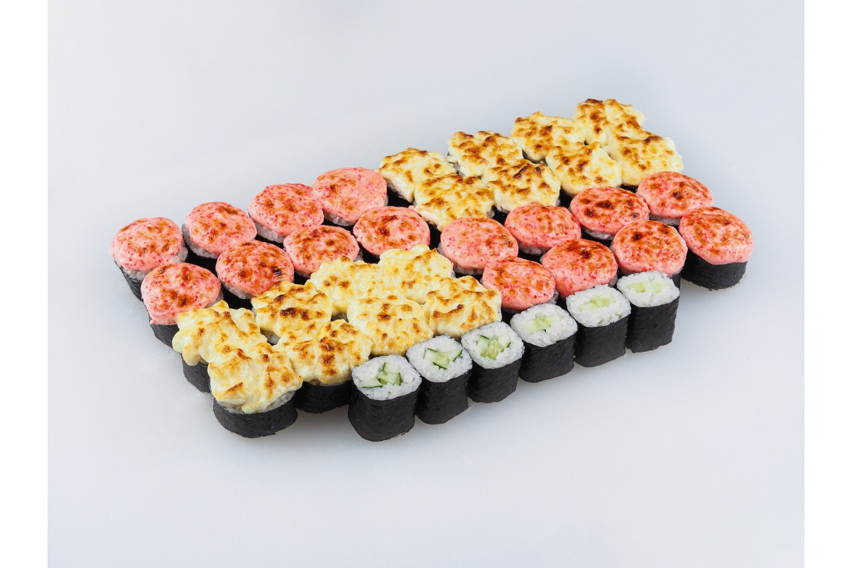 Запеченный набор суши фото 12